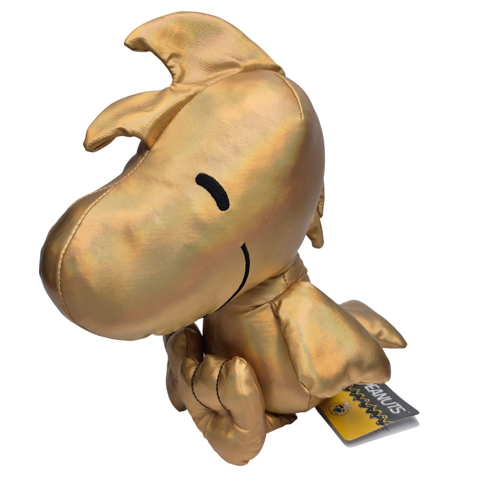 Peanuts Kohl's Cares Gold Iridescent Woodstock Plush Stuffed Animal 75 Years